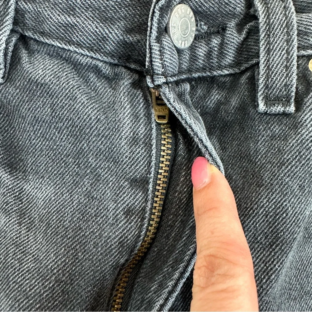 UO BDG High+Wide High Rise Gray Jeans - Picture 7 of 10